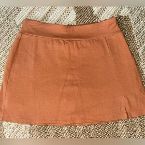 Art Class Burnt Orange Skort